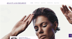 Desktop Screenshot of beautyandthebrow.com