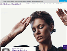 Tablet Screenshot of beautyandthebrow.com